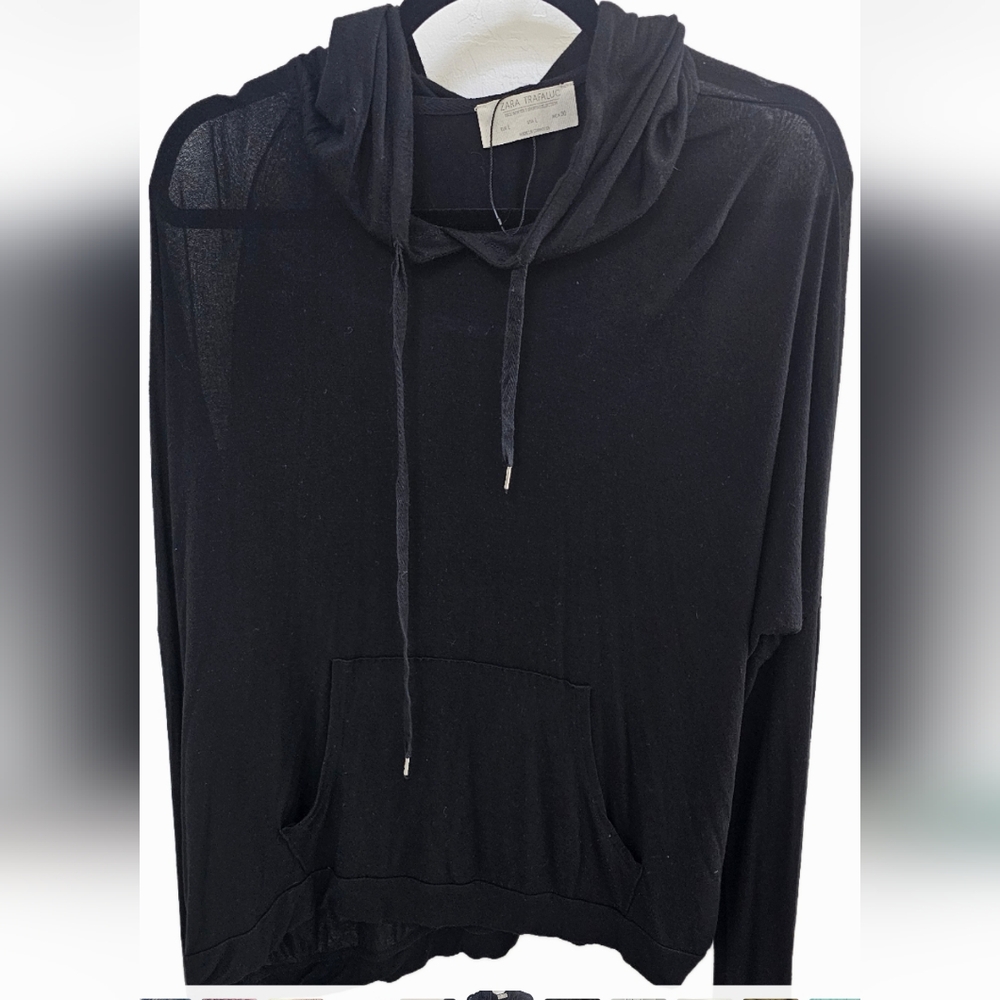Zara Trafaluc Black Oversized Sweater